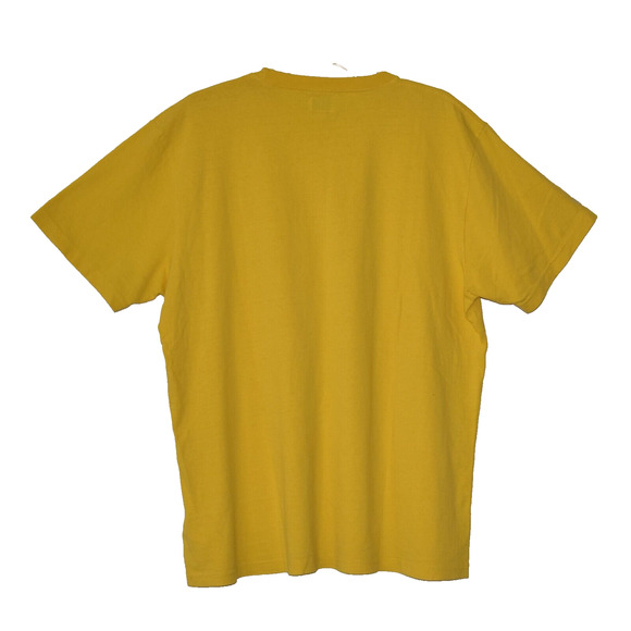 A2 Auth NOAH Yellow Cotton Classic Printed Logo Tee Shirt Size L - Picture 2 of 3